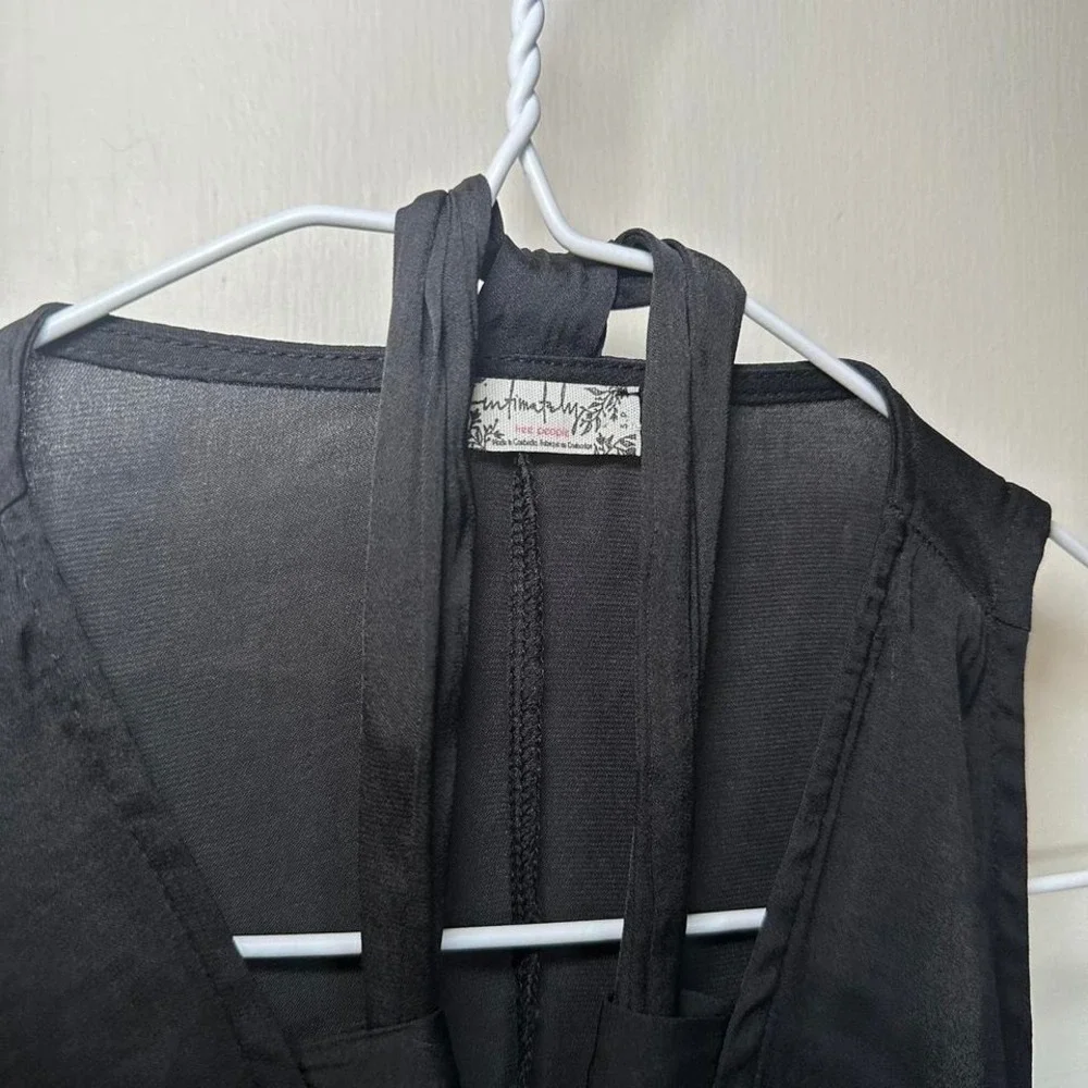 Free People‎ Intimately Black Flowy Tank Top